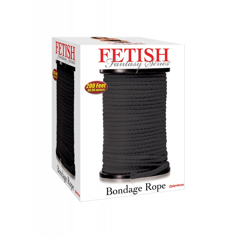 Fetish Fantasy Series Bondage Rope 60 metes - Black